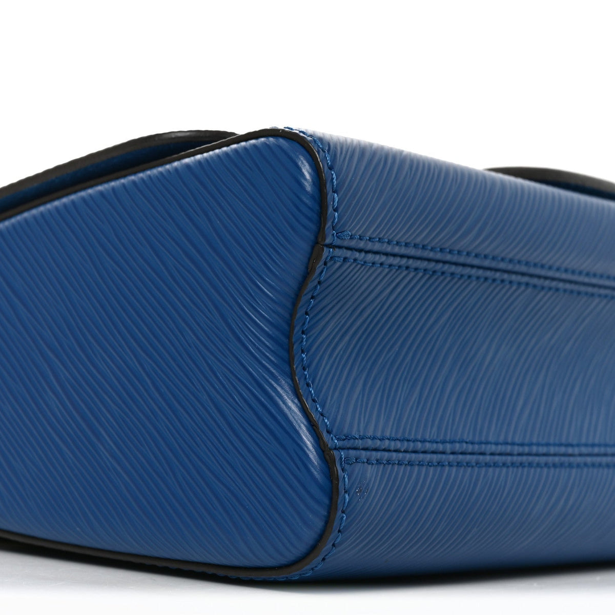 Epi Peace Twist Shoulder Bag MM Navy