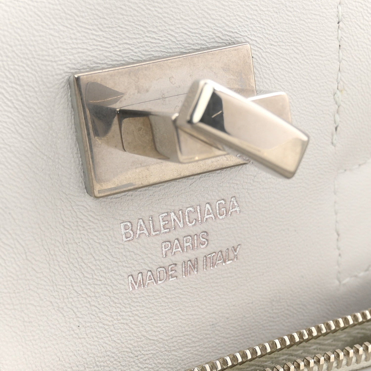 Smooth Calfskin Mini Bel Air Carry All Bag White