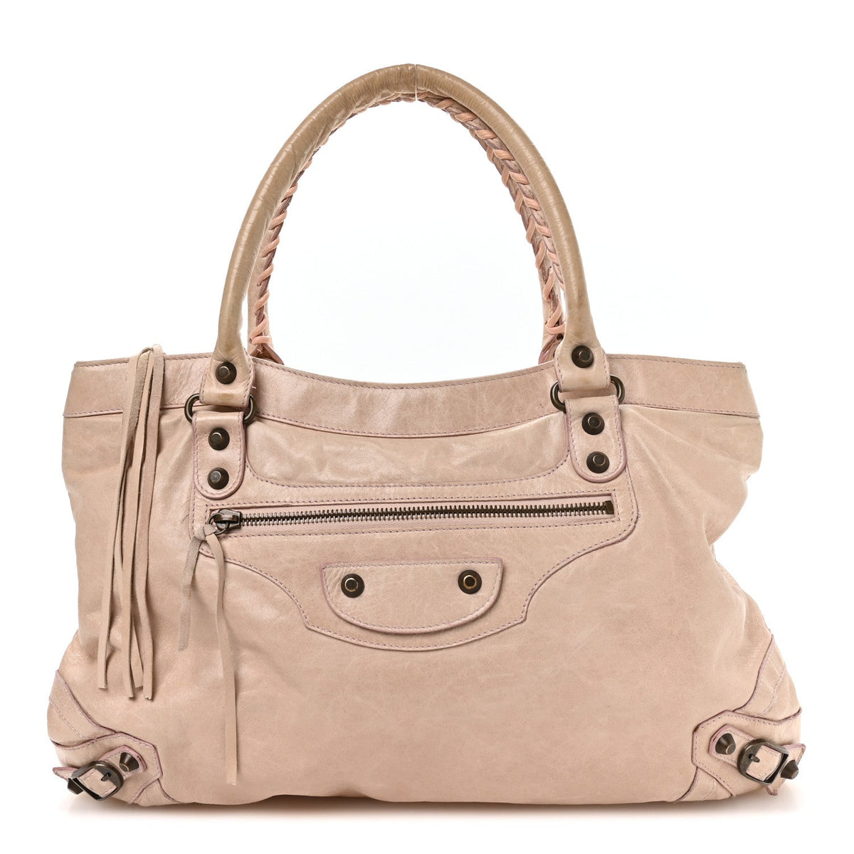 Chevre Classic Hardware Purse Bubblegum
