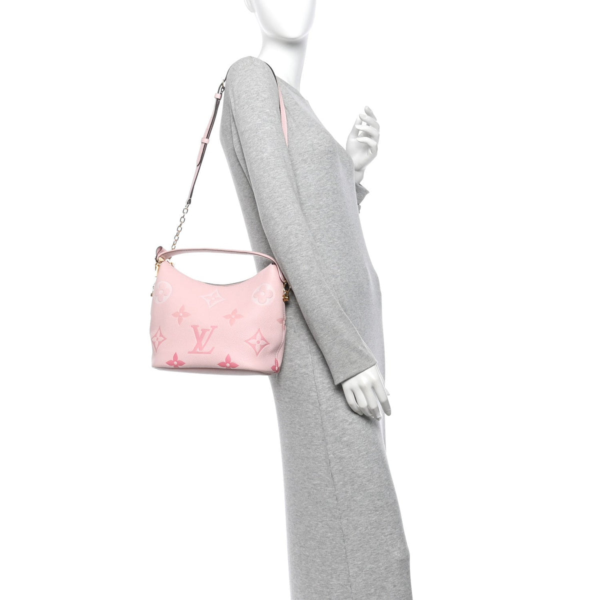 Empreinte Monogram Giant By The Pool Marshmallow Hobo PM Bouton De Rose