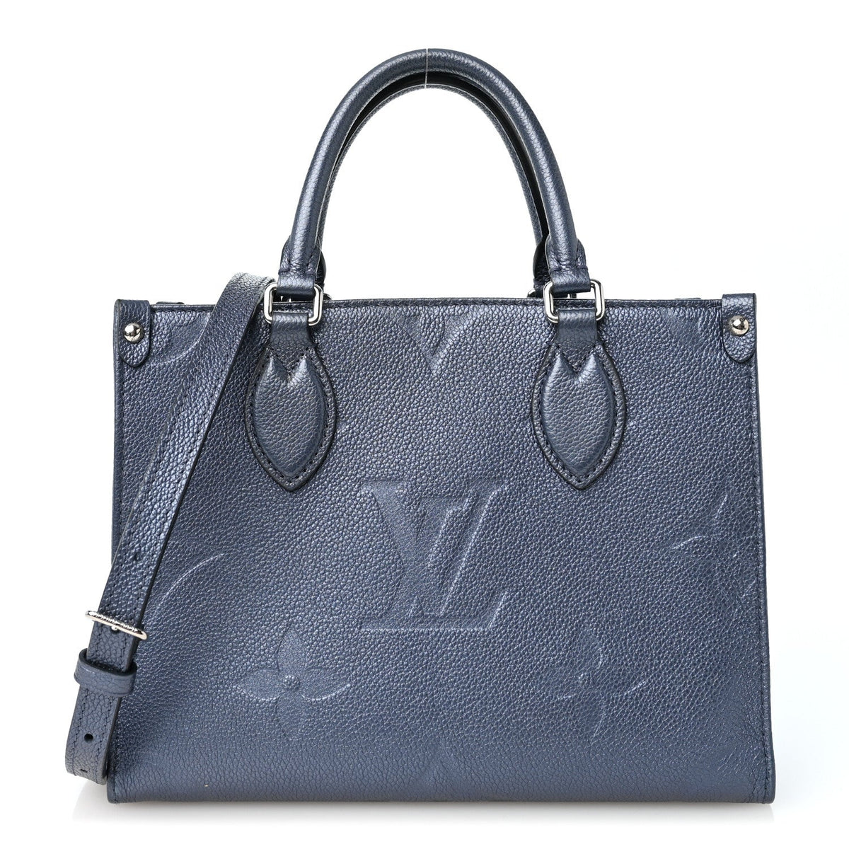 Metallic  Empreinte Monogram Giant Onthego PM Navy Nacre