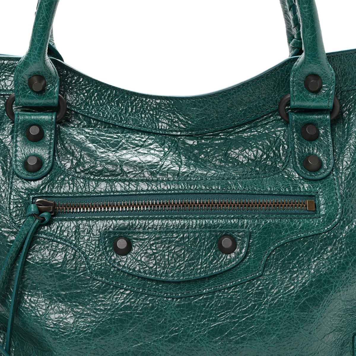Agneau Arena Classic Hardware Medium Le City Dark Emerald