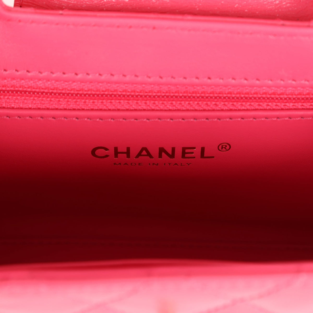 Chanel Small Kelly Shopper Dark Pink Shiny Aged Calfskin Brushed Gold Hardware