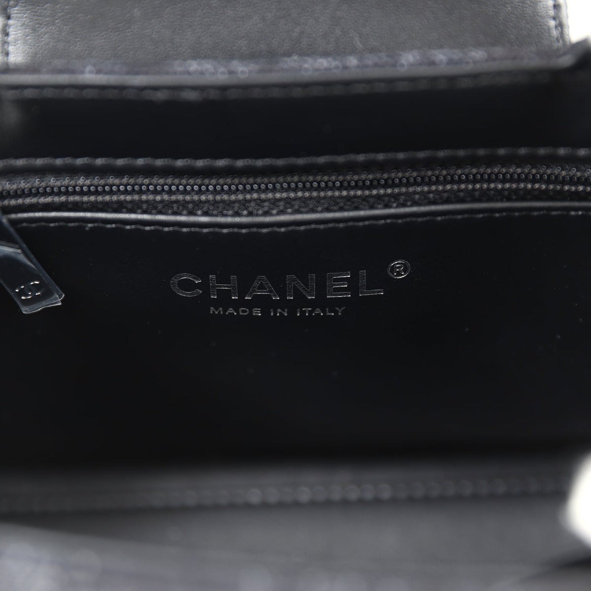 Chanel Small Kelly Shopper Dark Grey, Black Plaid Canvas Ruthenium Hardware