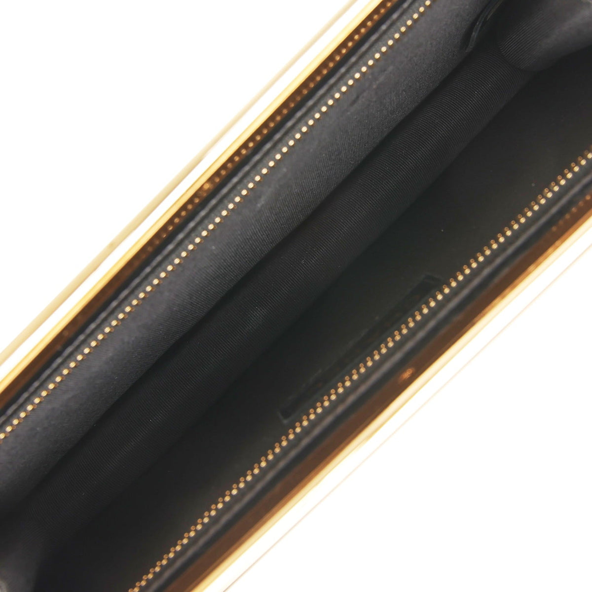 Pre-owned Chanel "Egypt" Clutch Black Aged Calfskin Gold Hardware