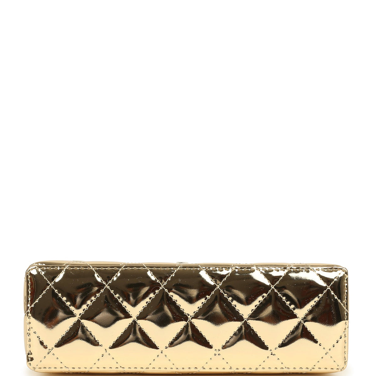 Chanel Small Kelly Shopper Light Gold Metallic Mirror Calfskin Light Gold Hardware