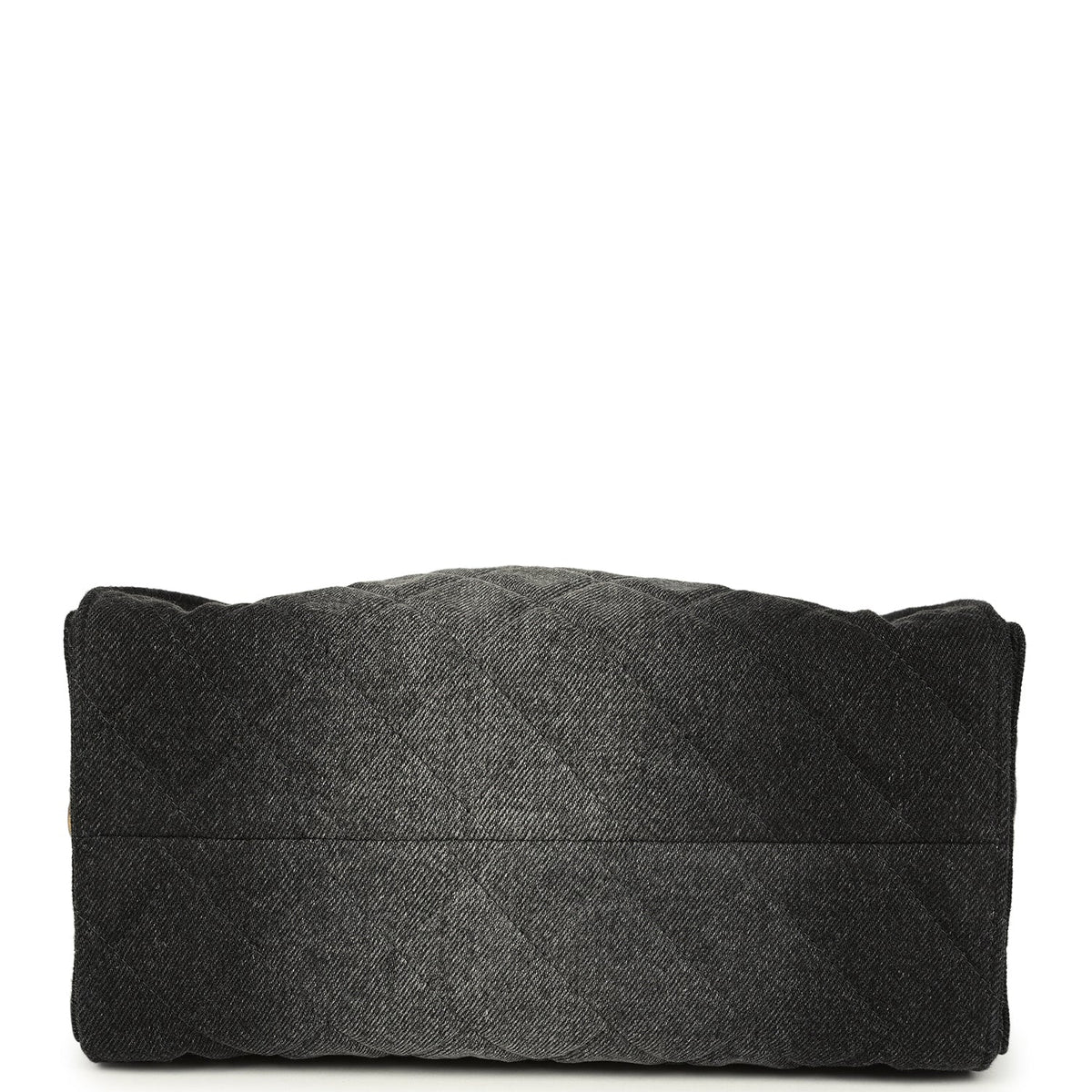 Chanel Small 25 Hobo Bag Black Washed Denim Antique Gold Hardware