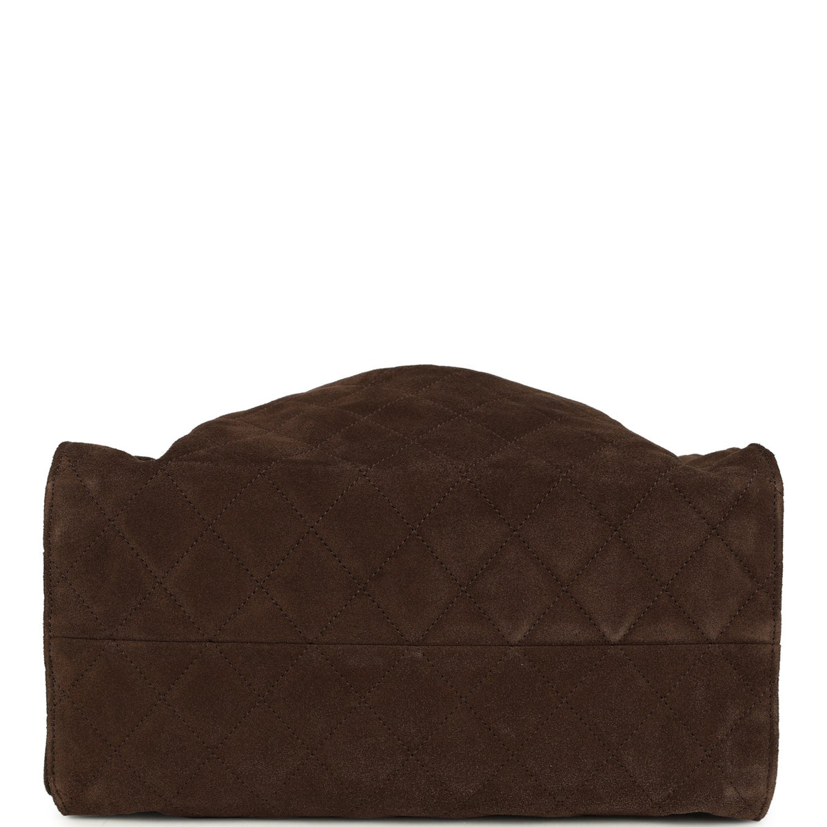 Chanel Medium 25 Hobo Bag Dark Brown Suede Antique Gold Hardware