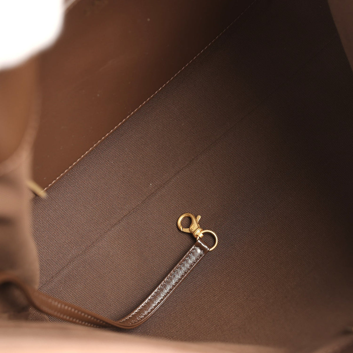 Chanel Maxi Hobo Bag Dark Brown Suede Antique Gold Hardware