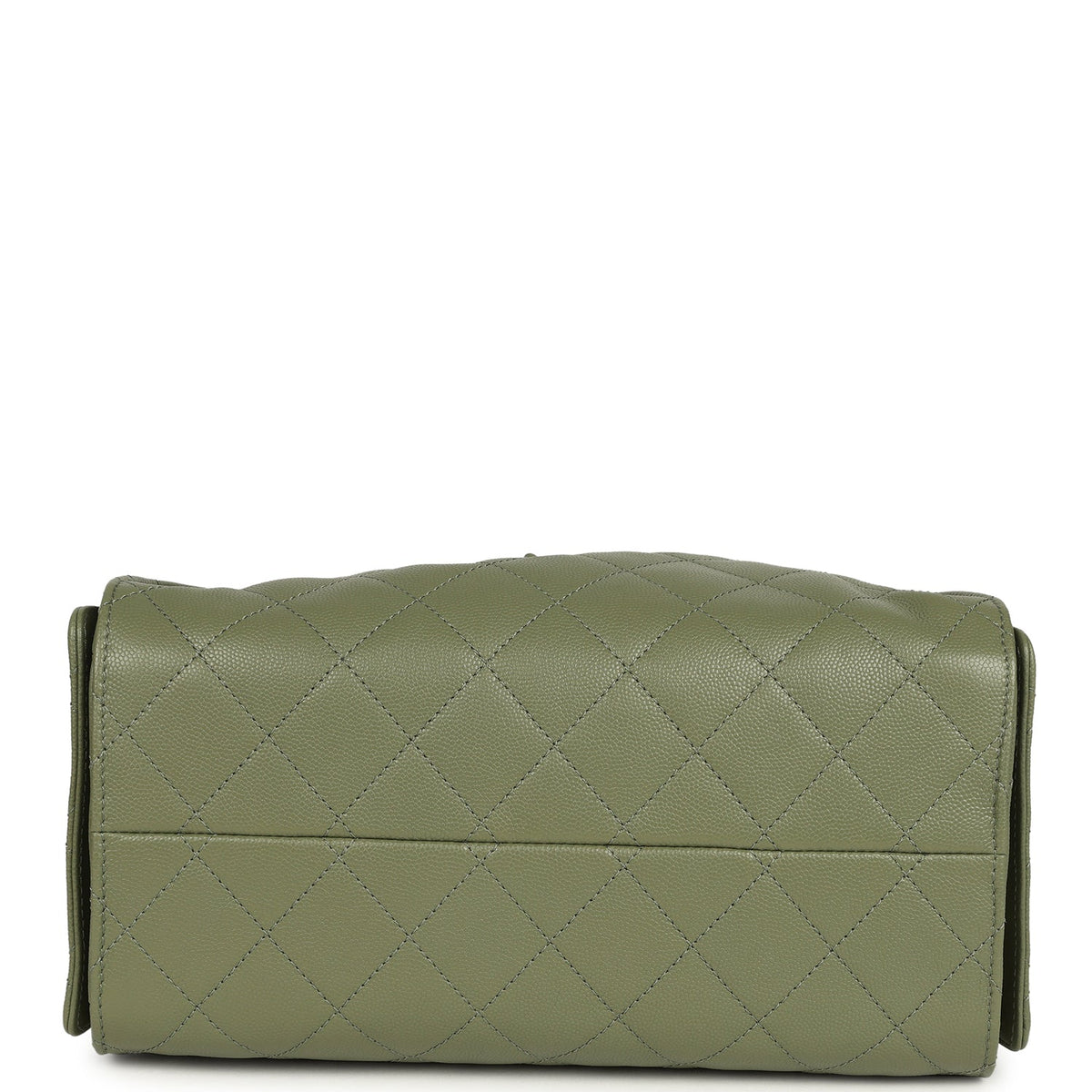 Chanel Small 25 Hobo Bag Green Caviar Antique Gold Hardware