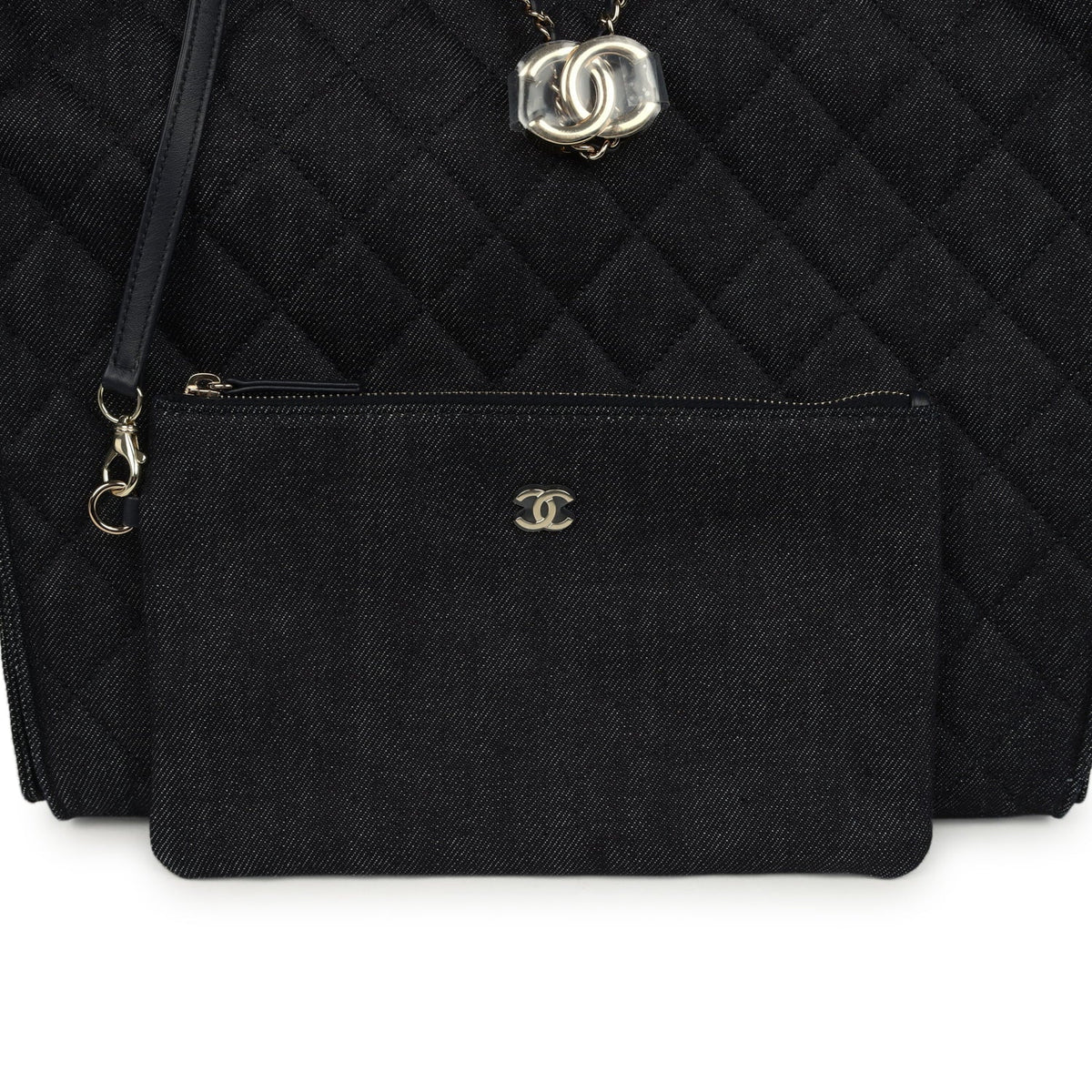 Chanel Medium 25 Hobo Bag Dark Denim Light Gold Hardware