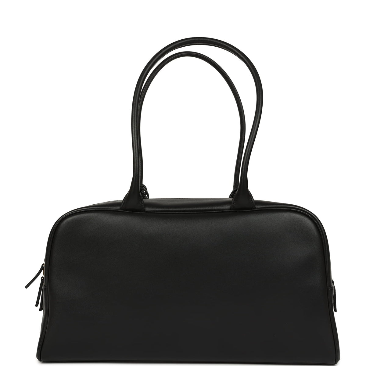 Chanel Large "Perfect Bowling" Bag Black Calfskin Gold Hardware