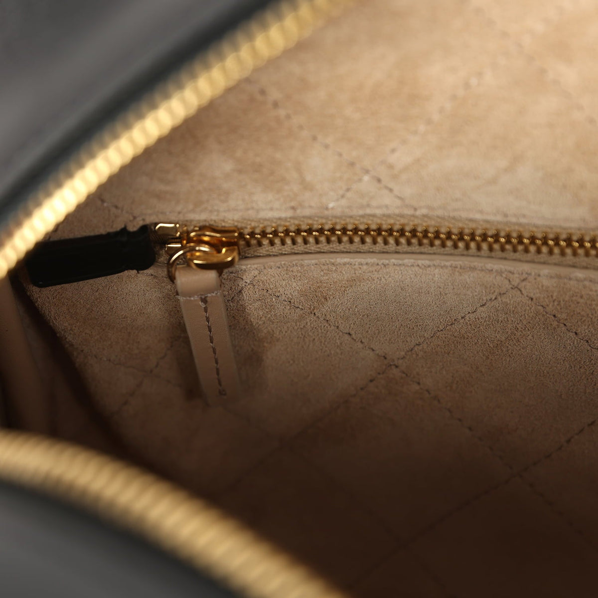 Chanel Large "Perfect Bowling" Bag Black Calfskin Gold Hardware