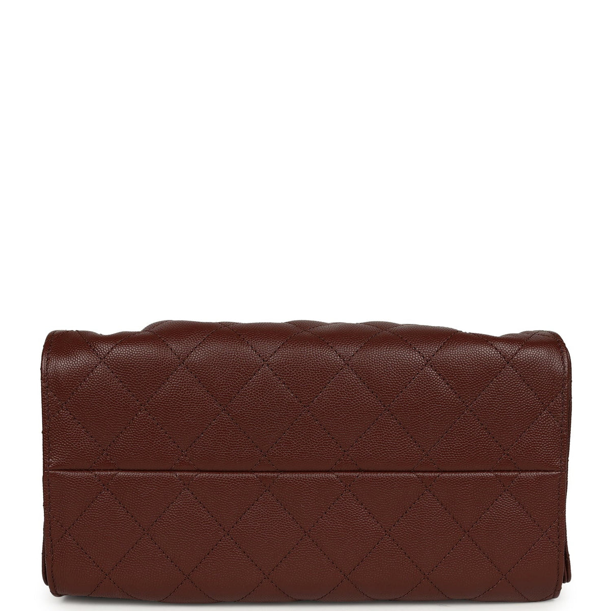 Chanel Small 25 Hobo Bag Brown Caviar Antique Gold Hardware