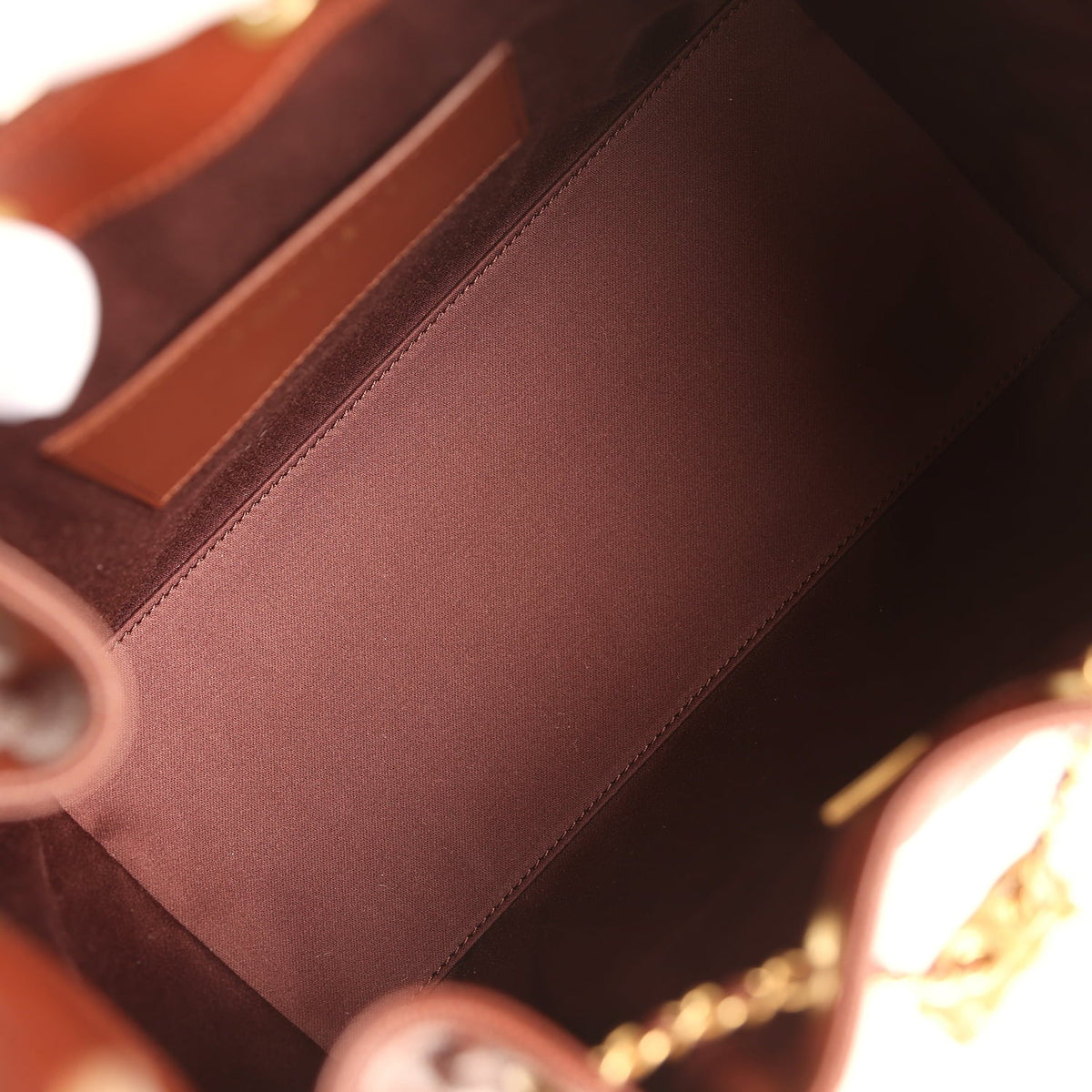 Chanel Small 25 Hobo Bag Brown Caviar Antique Gold Hardware