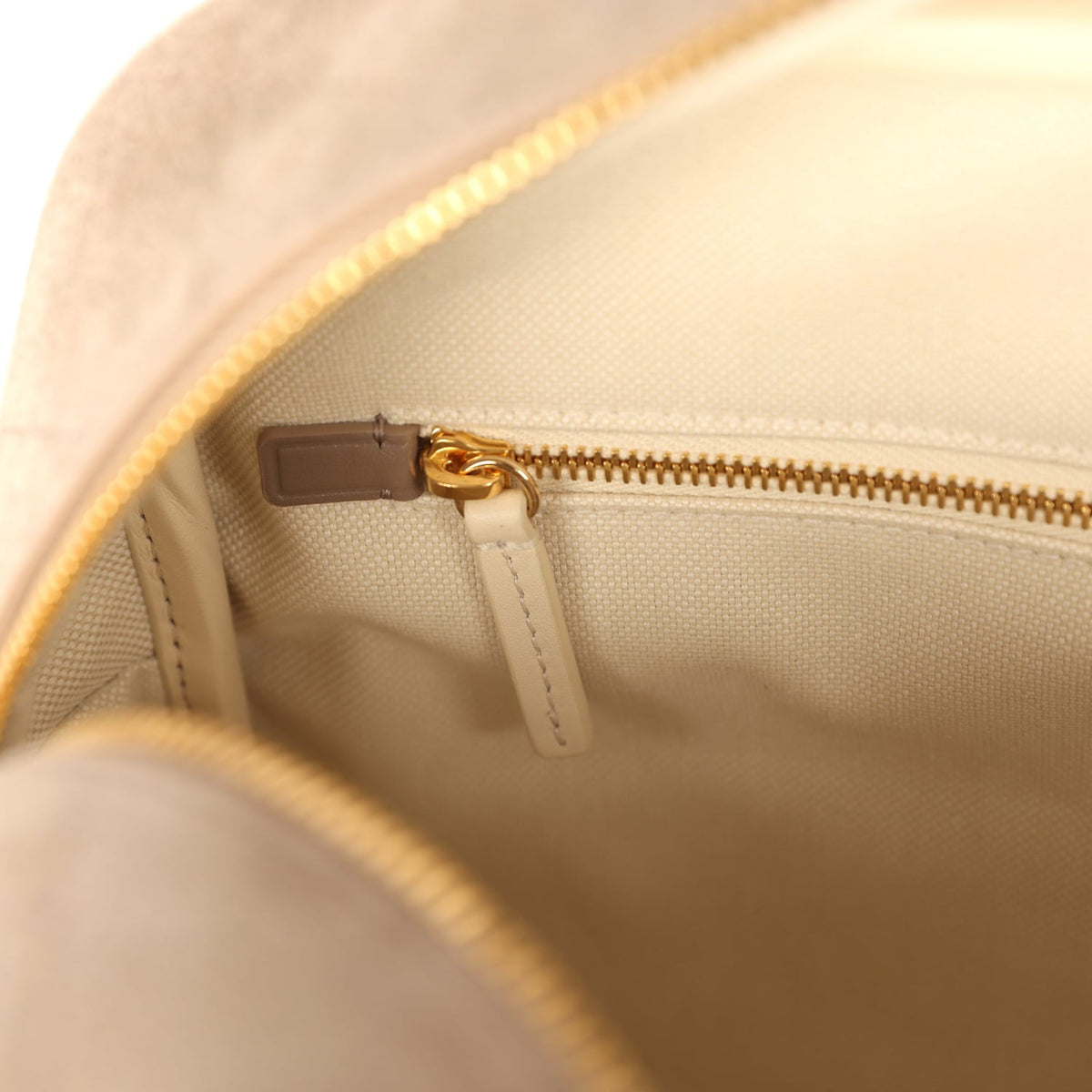 Chanel Large "Perfect Bowling" Bag Dark Beige Gold Hardware