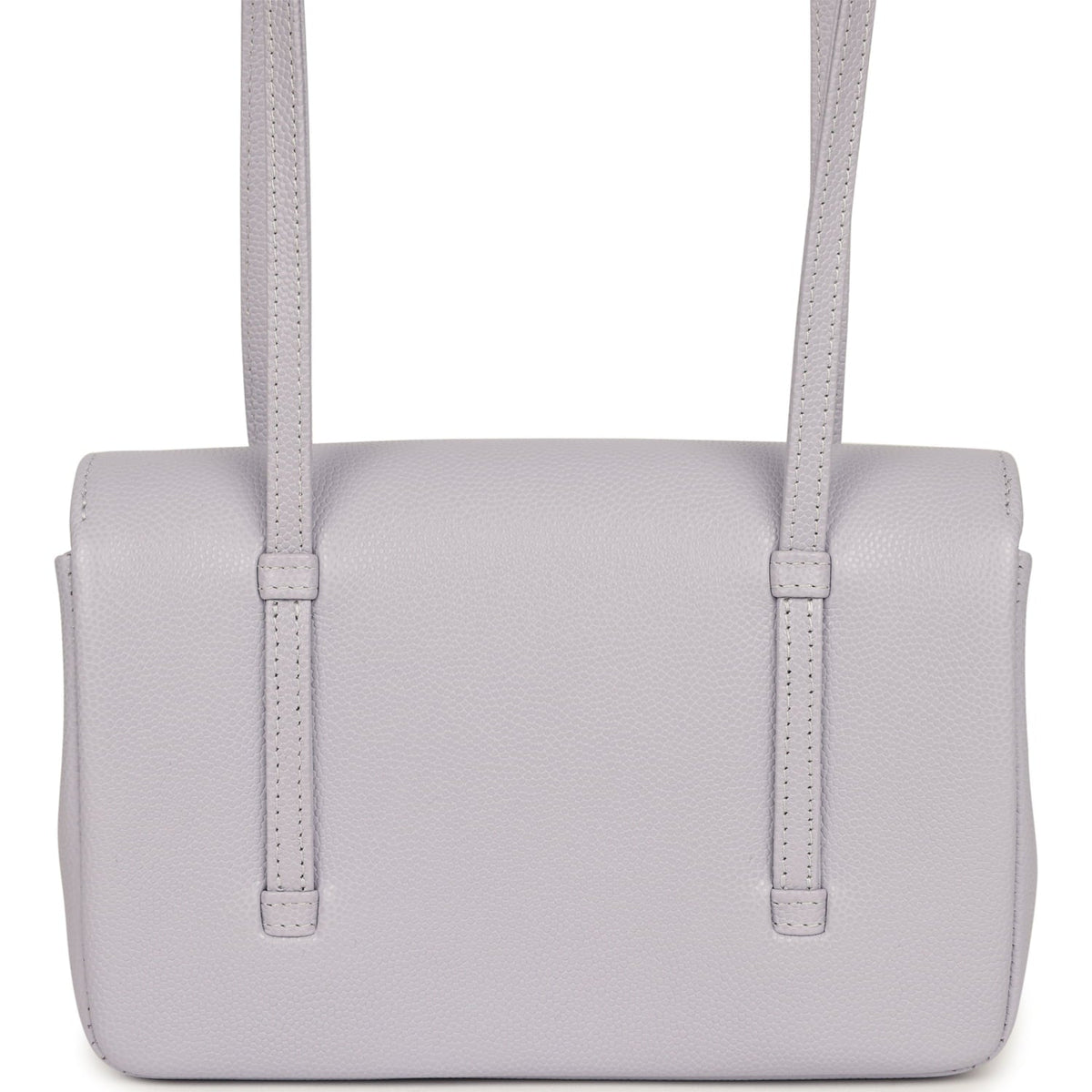 Chanel Mini Preppy Coco Clutch with Straps Light Purple Shiny Caviar Brushed Gold Hardware