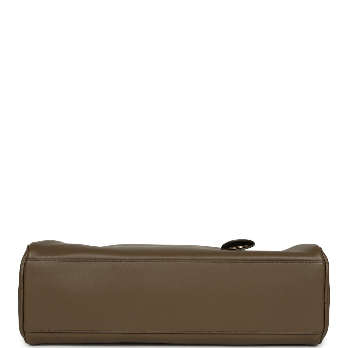 Chanel Large "Perfect Bowling" Bag Dark Khaki Calfskin Gold Hardware