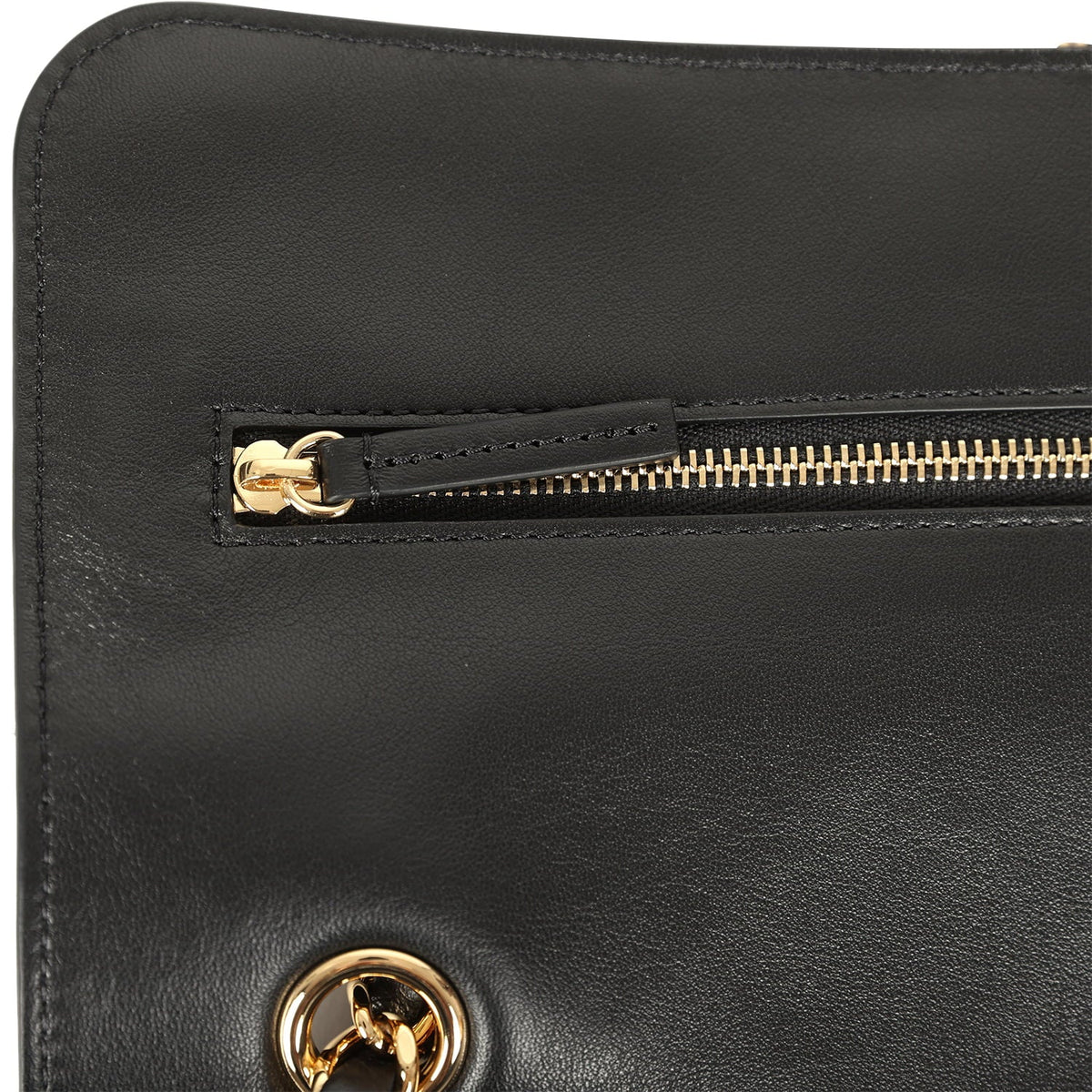 Chanel Maxi "Souplissimo" Small Flap Bag Black Suede Gold Hardware