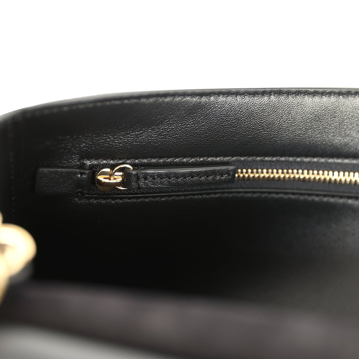 Chanel Maxi "Souplissimo" Small Flap Bag Black Suede Gold Hardware