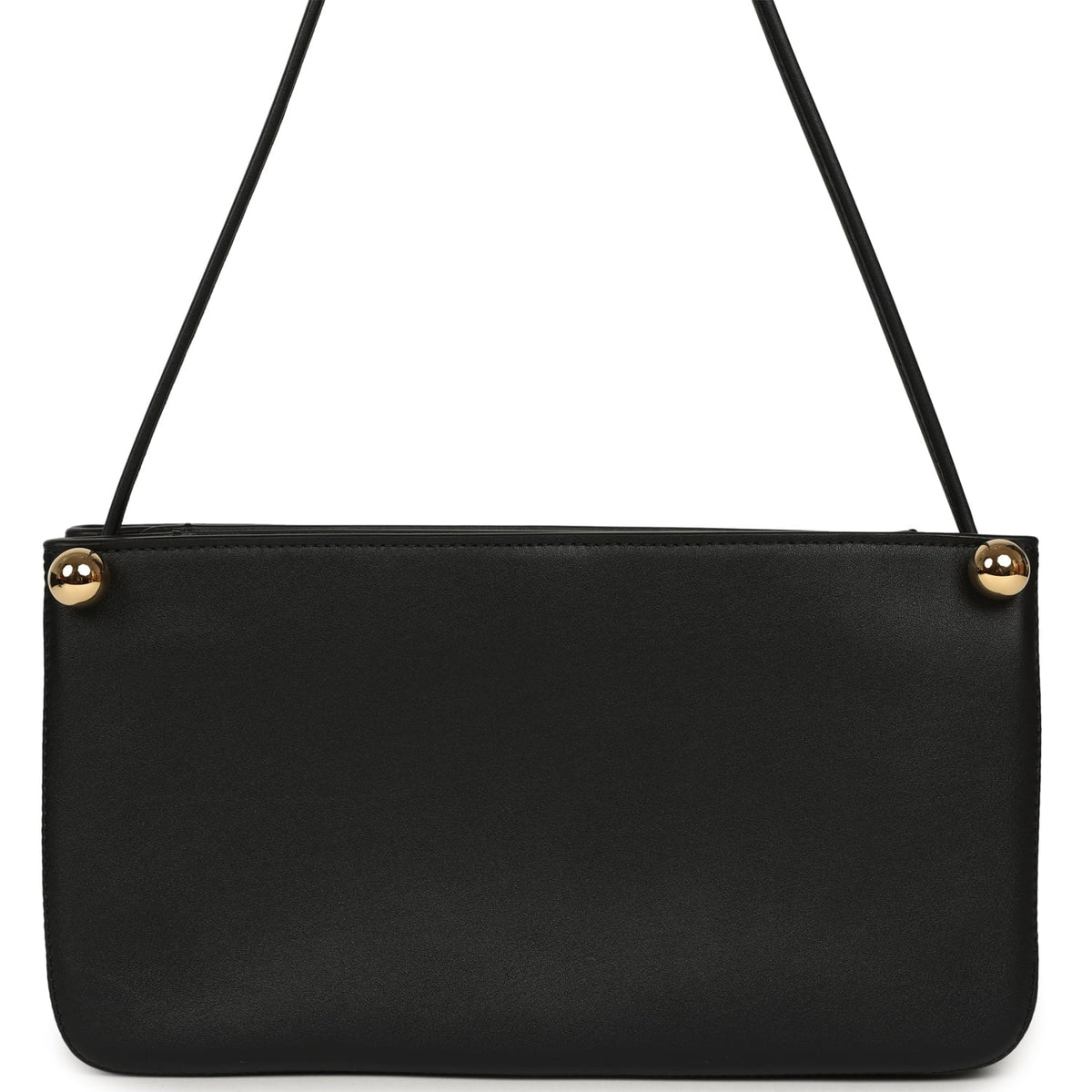 Chanel "Chic Studs" Clutch Bag Black Lambskin Gold Hardware