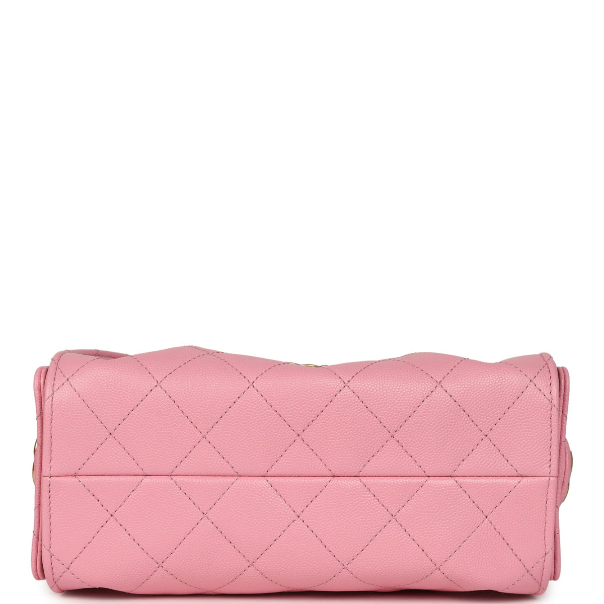 Chanel Mini 25 Hobo Bag Pink Caviar Antique Gold Hardware
