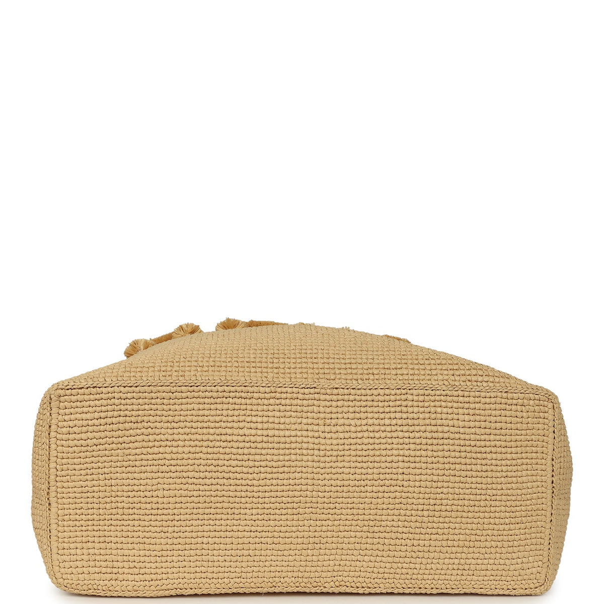 Chanel Coco Beach Maxi "Fluffy" Shopping Tote Light Beige Raffia and Calfskin Gold Hardware