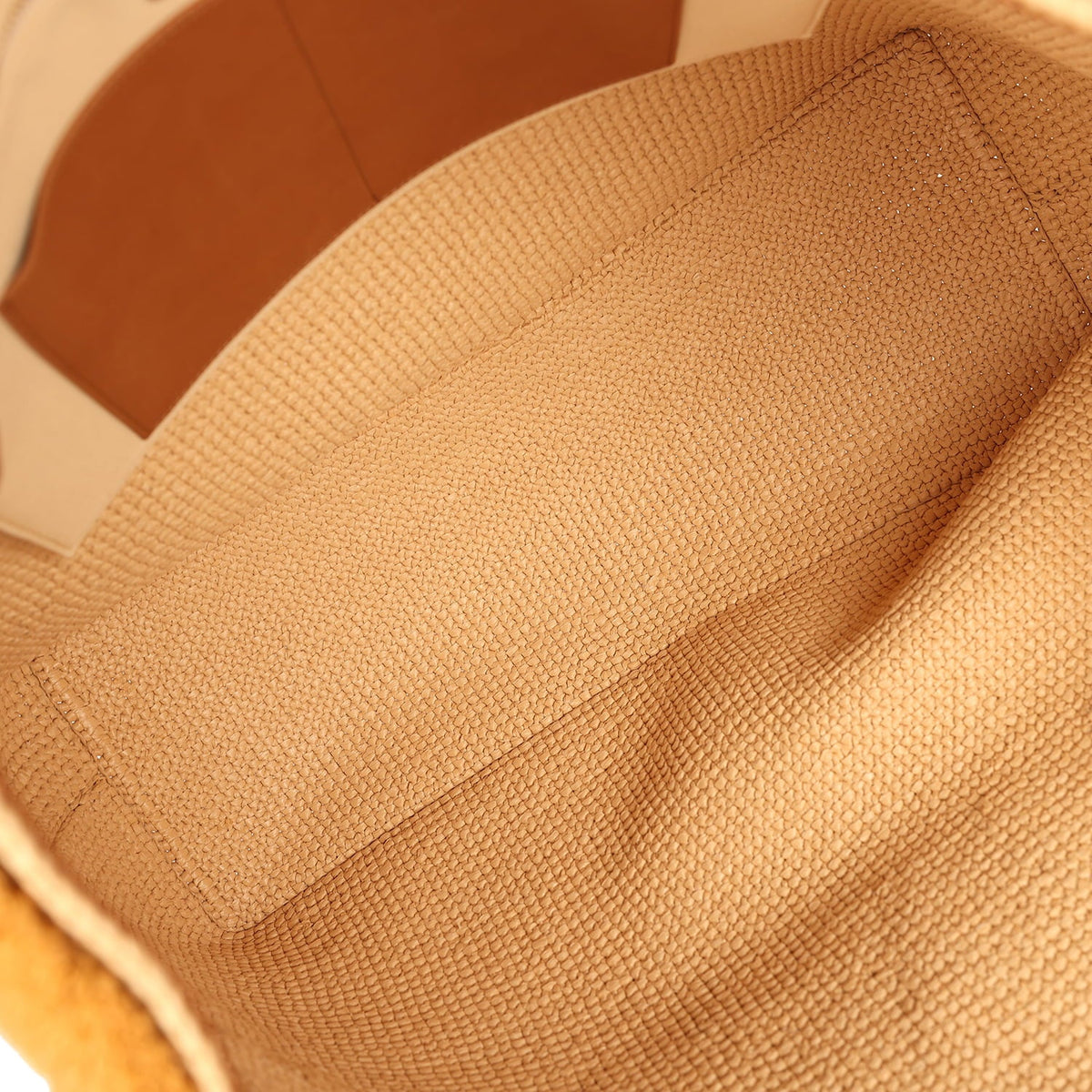 Chanel Coco Beach Maxi "Fluffy" Shopping Tote Light Beige Raffia and Calfskin Gold Hardware