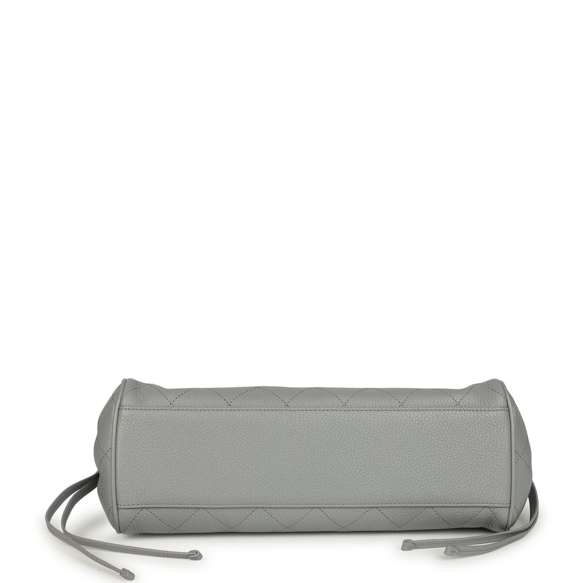 Chanel Small "Urban Essential" East West Shopping Tote Light Grey Caviar Gold Hardware