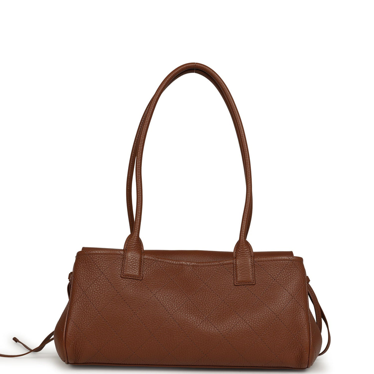 Chanel Small "Urban Essential" East West Shopping Tote Brown Caviar Gold Hardware