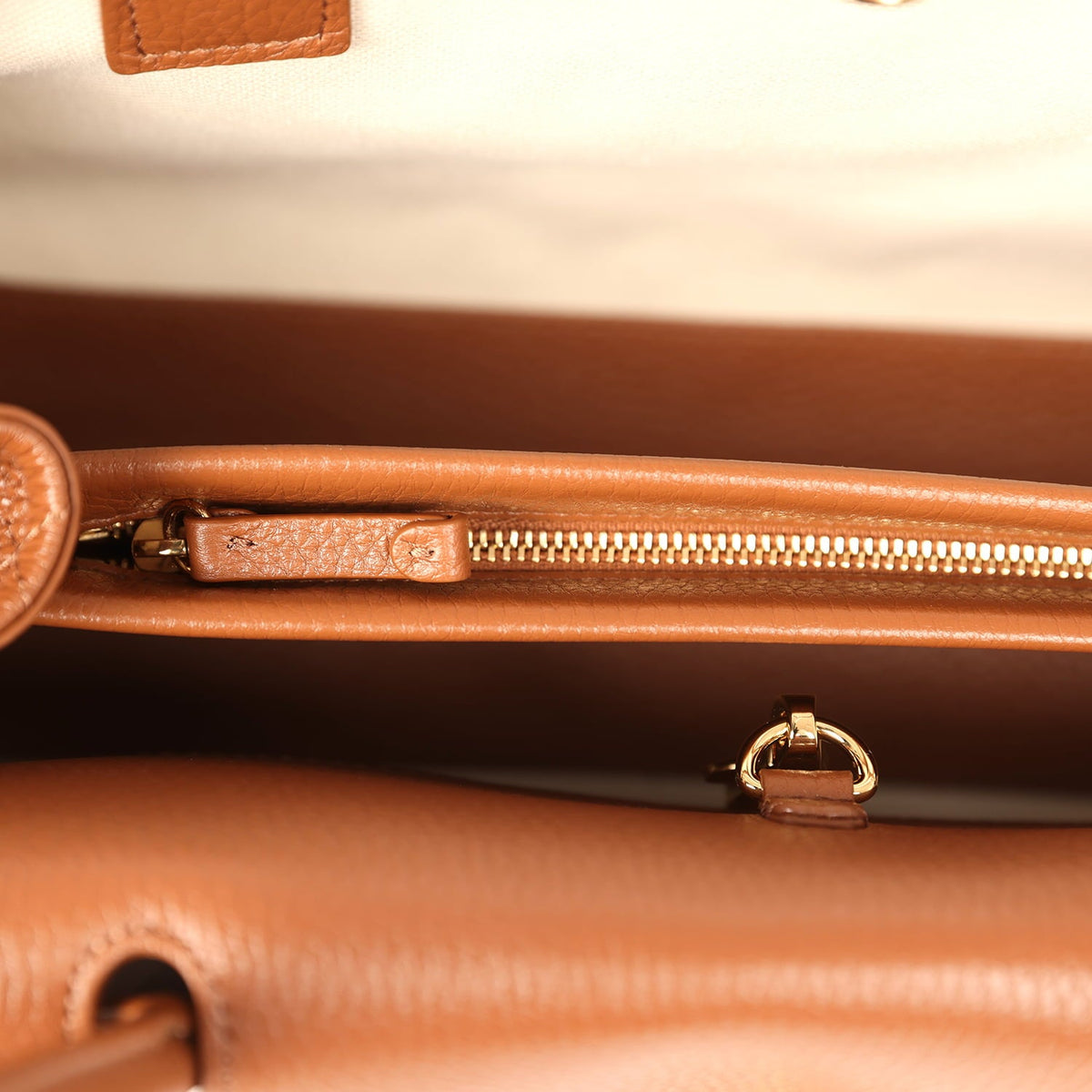Chanel Small "Urban Essential" East West Shopping Tote Brown Caviar Gold Hardware