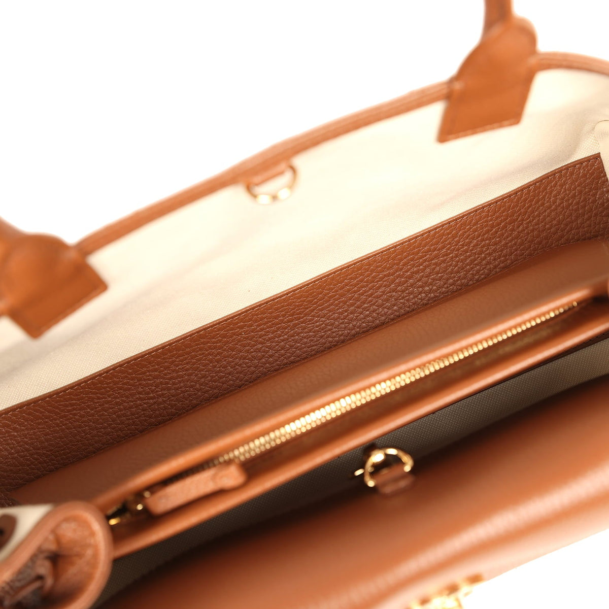 Chanel Small "Urban Essential" East West Shopping Tote Brown Caviar Gold Hardware
