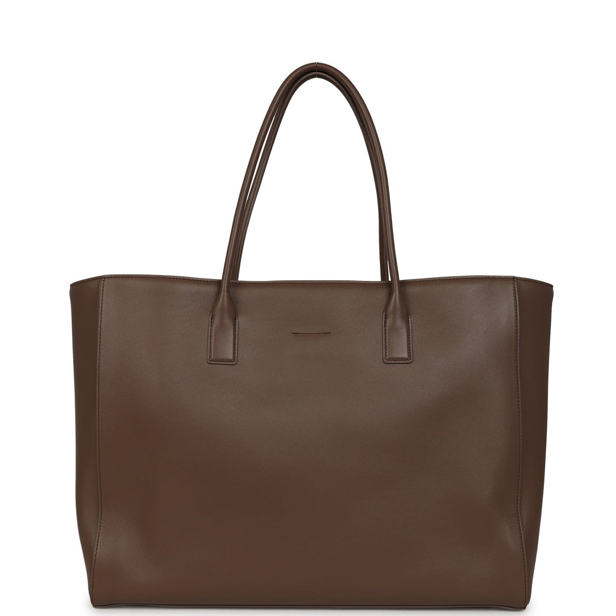 Chanel Large Cerf Shopping Bag Brown Calfskin Gold Hardware