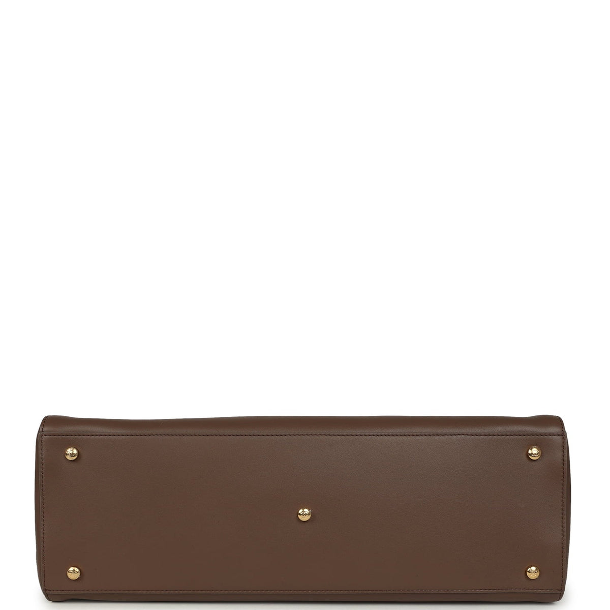Chanel Large Cerf Shopping Bag Brown Calfskin Gold Hardware