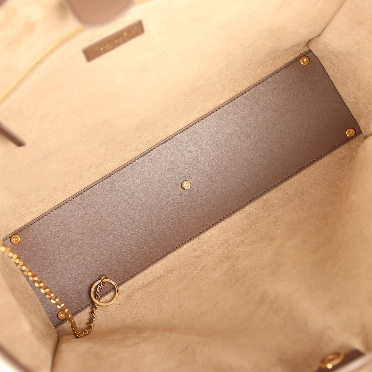 Chanel Large Cerf Shopping Bag Brown Calfskin Gold Hardware