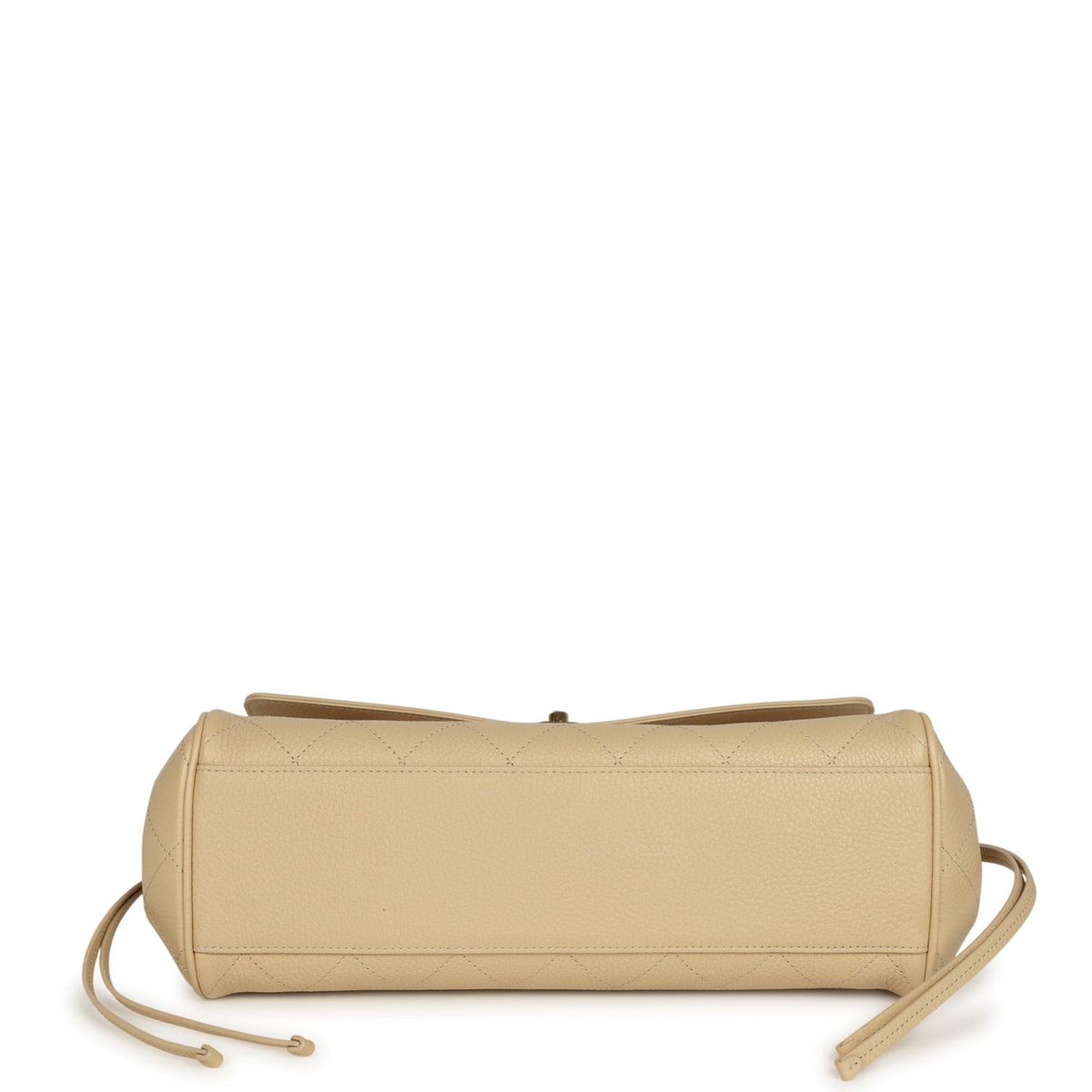 Chanel Small "Urban Essential" East West Shopping Tote Light Beige Caviar Gold Hardware