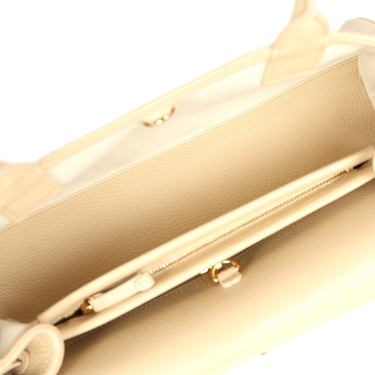 Chanel Small "Urban Essential" East West Shopping Tote Light Beige Caviar Gold Hardware