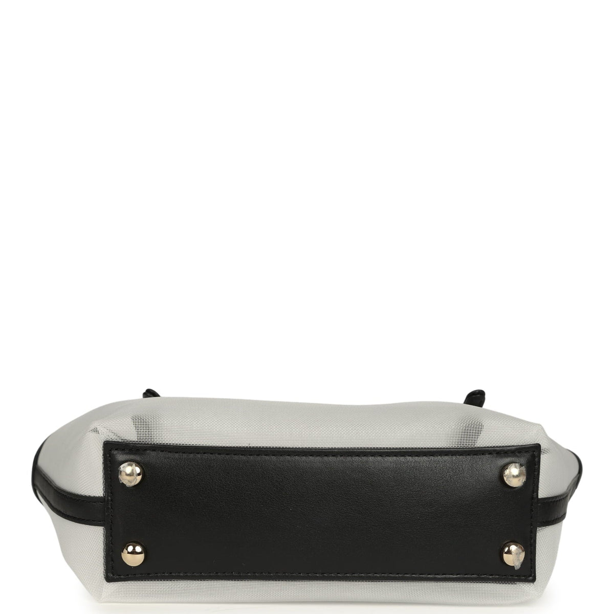 Chanel Small Coco Beach Shopping Bag Transparent Mesh and Black Calfskin Light Gold Hardware