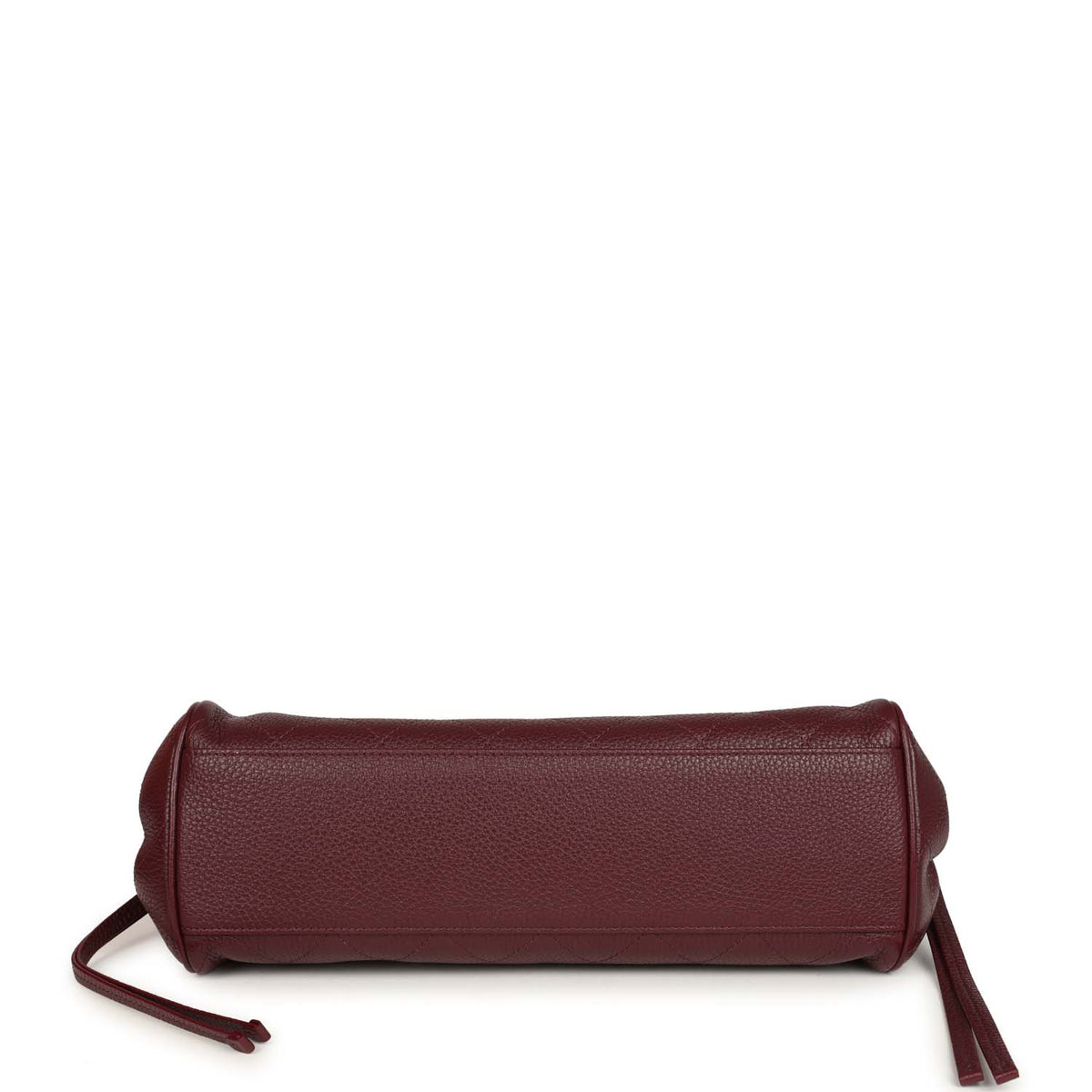Chanel Small "Urban Essential" East West Shopping Tote Dark Burgundy Caviar Gold Hardware