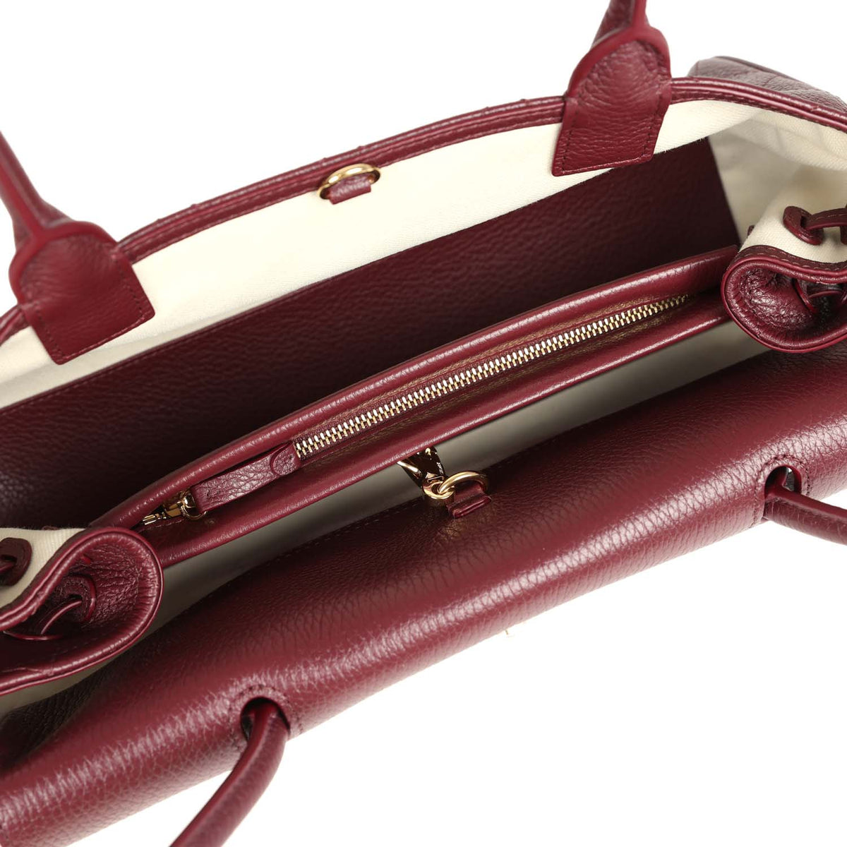 Chanel Small "Urban Essential" East West Shopping Tote Dark Burgundy Caviar Gold Hardware