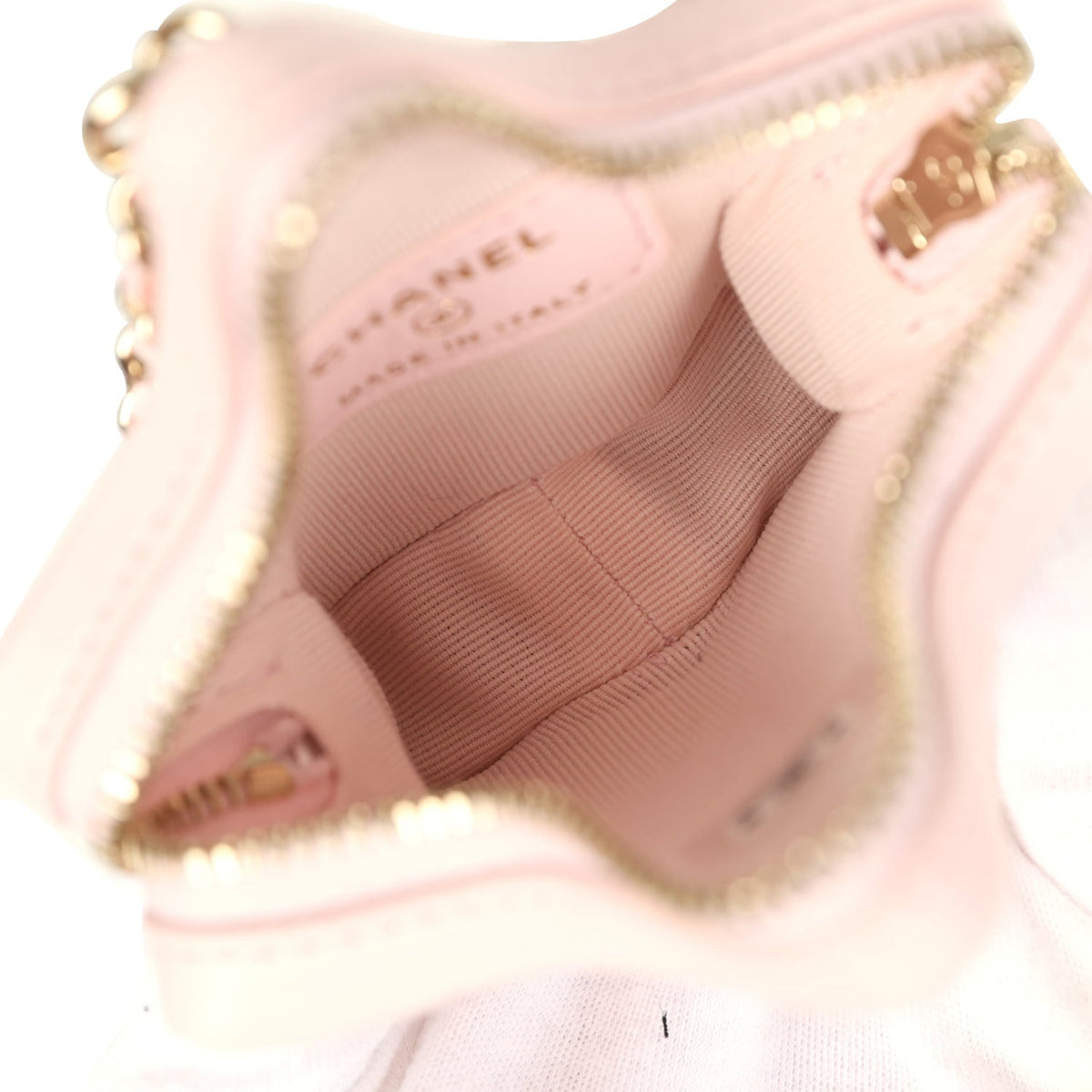Chanel Star Charm Light Pink Lambskin Gold Hardware