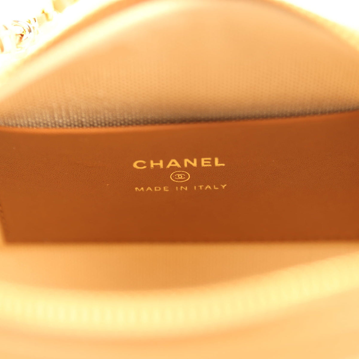 Chanel Mini Timeless Classic Barrel Bag with Chain Beige Braided Raffia and Brown Calfskin Light Gold Hardware
