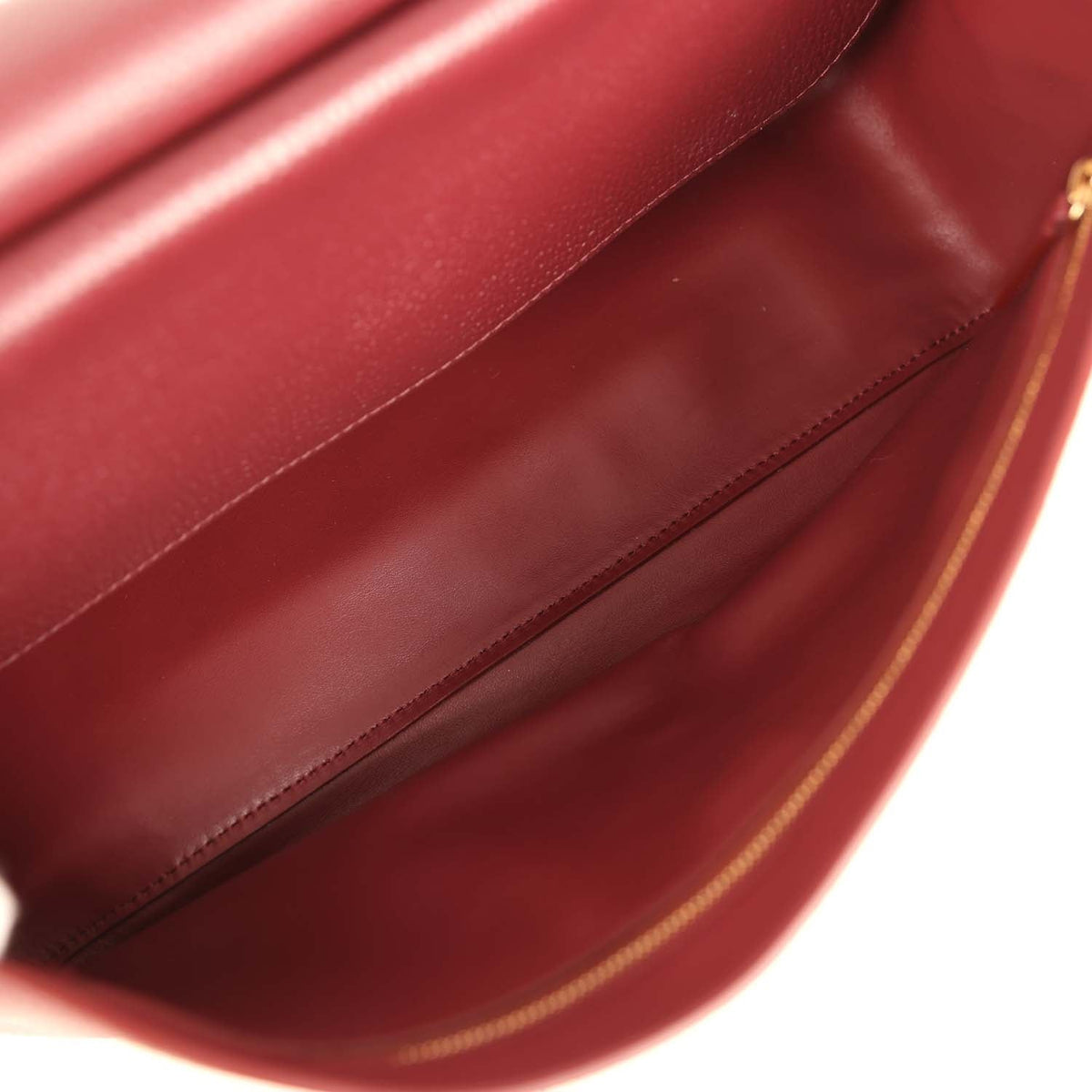 Chanel Maxi "Souplissimo" Small Flap Bag Burgundy Grained Calfskin Gold Hardware