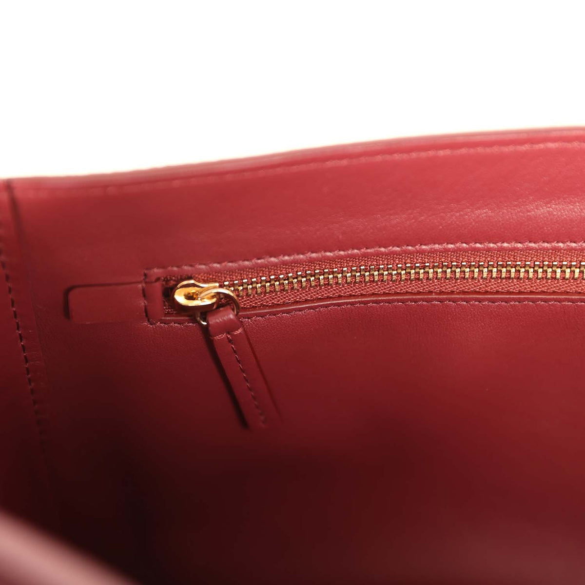 Chanel Maxi "Souplissimo" Small Flap Bag Burgundy Grained Calfskin Gold Hardware