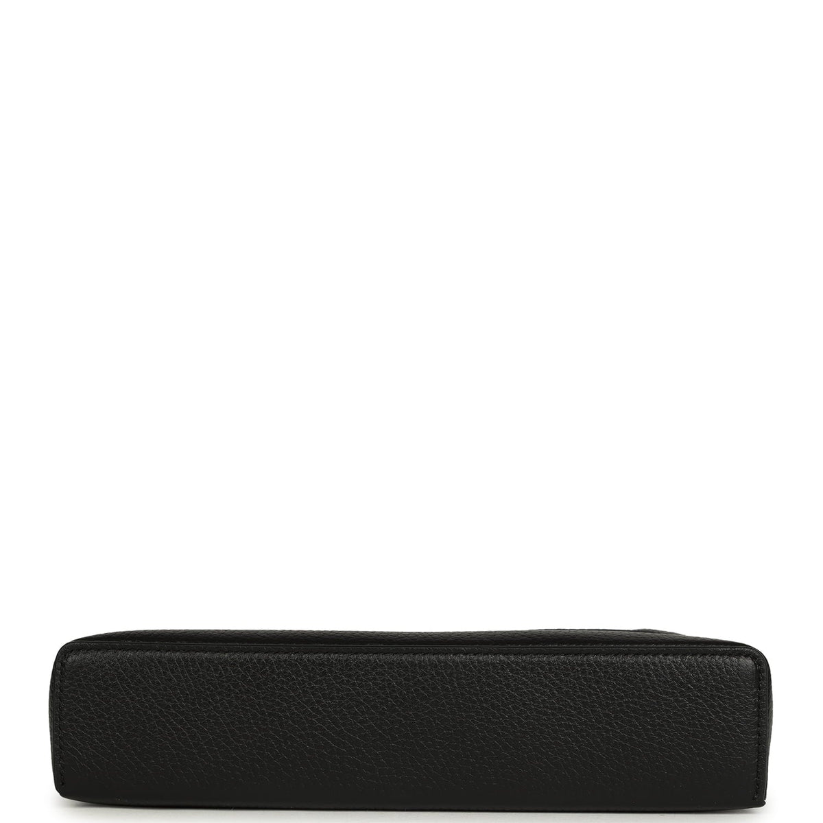 Chanel Large "Supple" Top Handle Long Vanity Case with Chain Black Grained Calfskin Gold Hardware