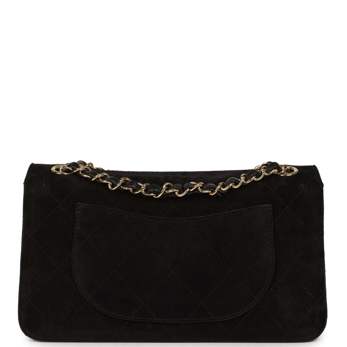 Chanel Medium "Souplissimo" Flap Bag Black Suede Gold Hardware