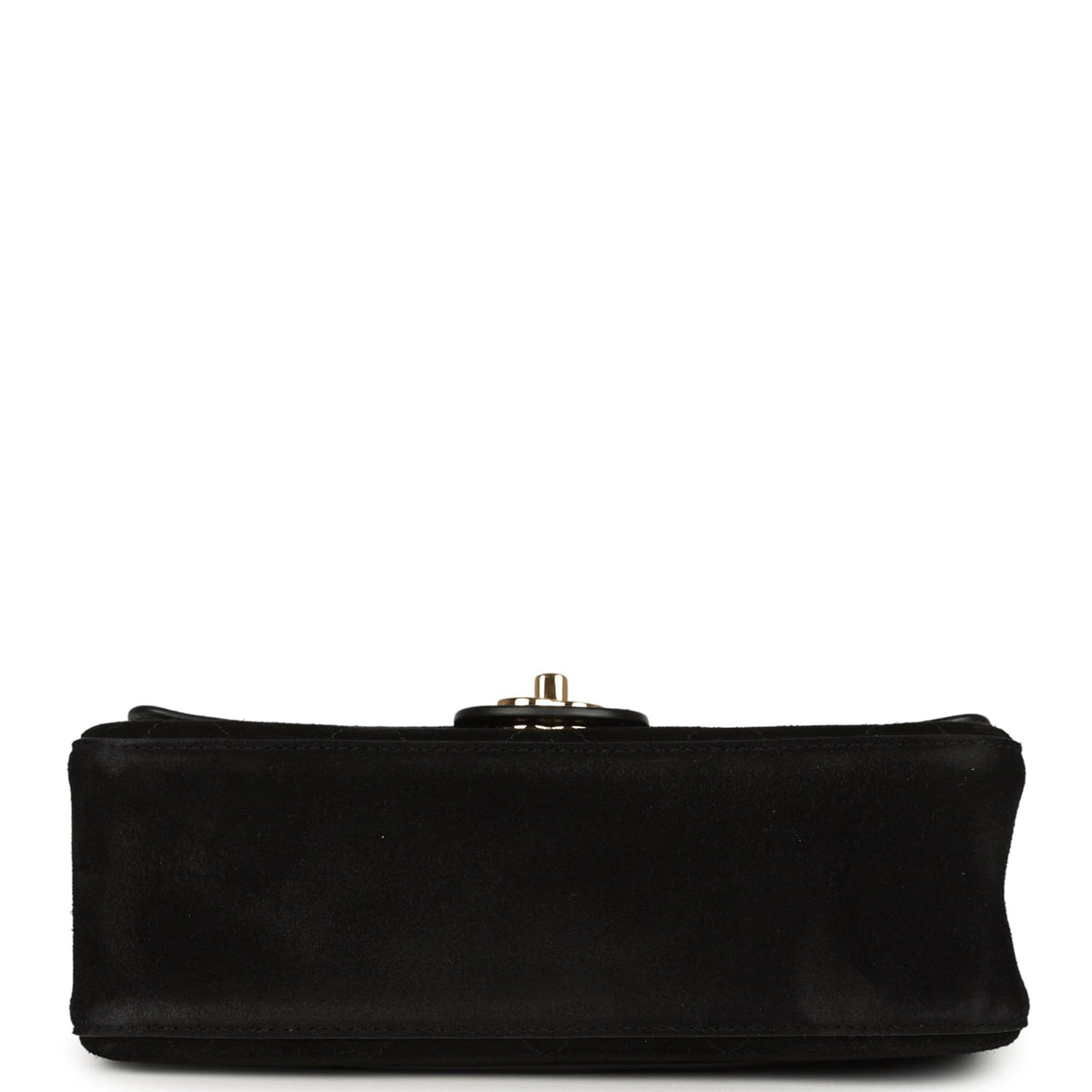 Chanel Medium "Souplissimo" Flap Bag Black Suede Gold Hardware