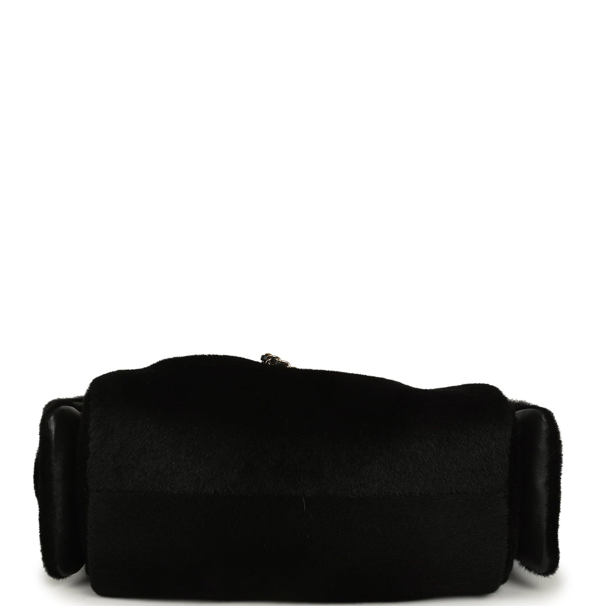 Chanel Mini 25 Hobo Bag Black Pony Hair Gold Hardware