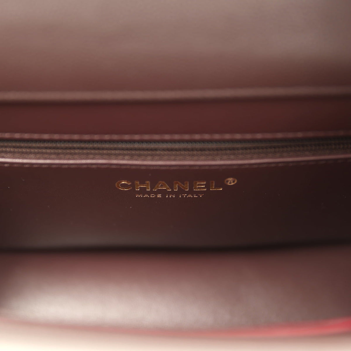 Chanel Small Preppy Coco Flap Bag Dark Brown Shiny Caviar Brushed Gold Hardware