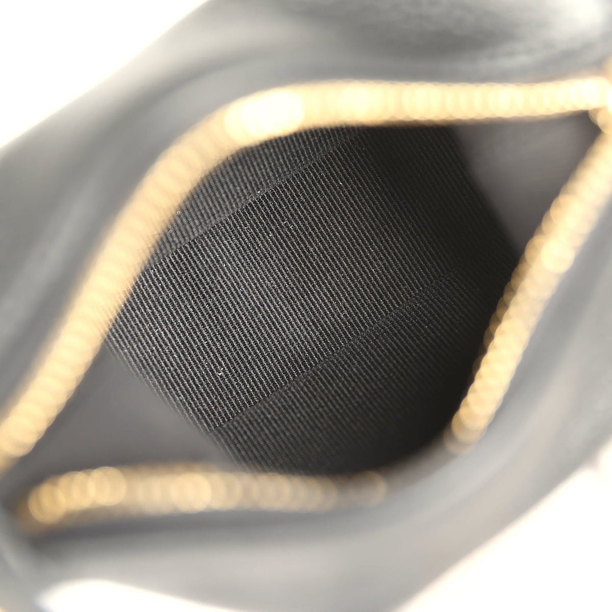 Chanel Micro Top Handle Round Hobo Pouch Black Grained Calfskin Gold Hardware